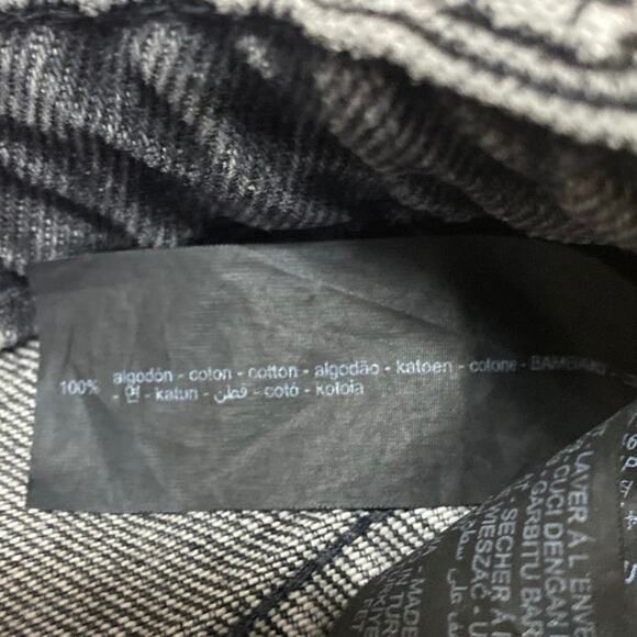 Zara Womens Black Washed Distressed High Rise Raw Hem Cutoff Denim Jean Shorts 4 - Picture 5 of 5